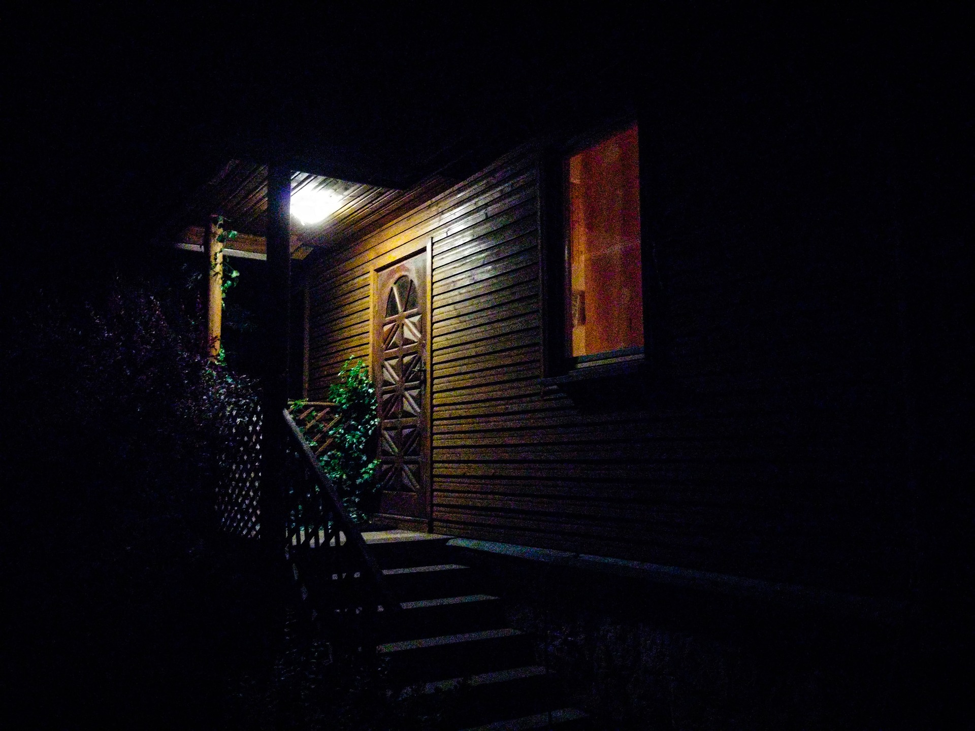 Make sure your home's stairs, sidewalks, and doors are well lit this season.