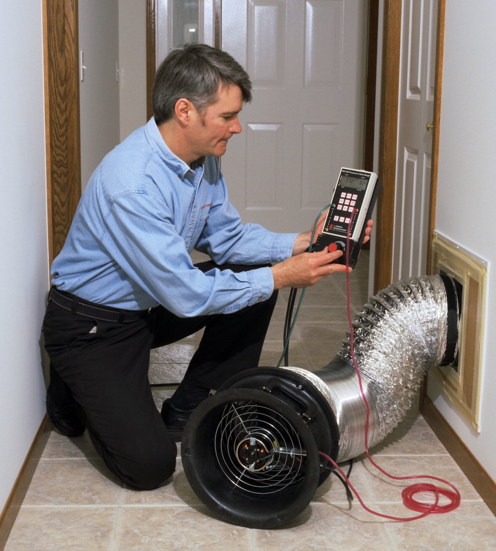 Get the heating professional to check your ducts for leaks to help improve efficiency.