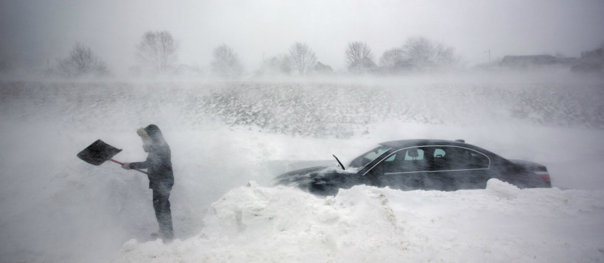 Shovelling snow is part of living in Canada.